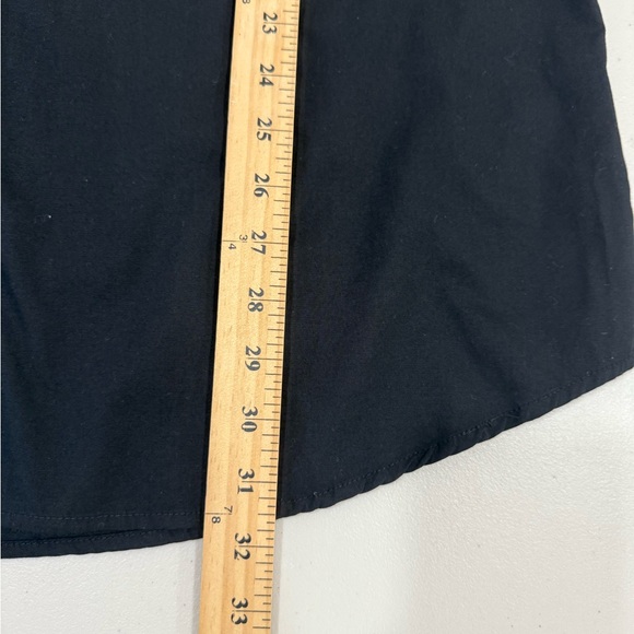 Men's Guess Black Solid Casual Cotton Button-Down Shirt Size XXL - Picture 7 of 7